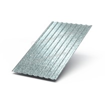 Профнастил стеновой МП-20х1100 Цинк 0.75 Zn