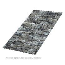 Профнастил кровельный МП-18 ECOSTEEL 0.5 Белый Камень
