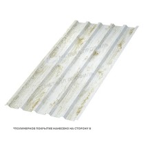 Профнастил стеновой МП-35x1035 ECOSTEEL 0.5 Беленый Дуб
