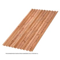 Профнастил кровельный С-21x1000 ECOSTEEL матовый 0.5 Кедр