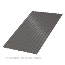 Профнастил стеновой МП-10x1100 VALORI 0.5 Dark Brown (Тёмно-коричневый)